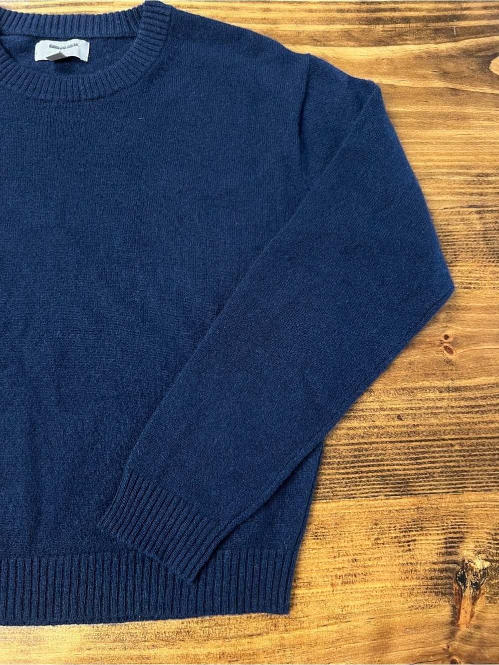 J. Crew Perfect cashmere crewneck in Navy Blue Size XXS - Picture 6 of 10